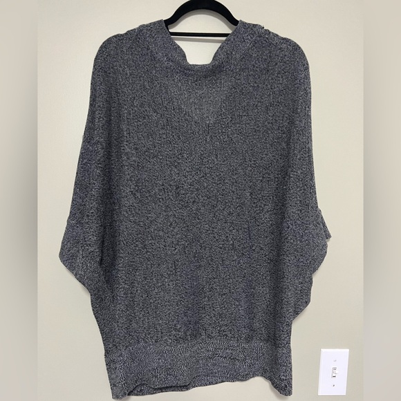 Poof dolman sleeve black/Gray Knit Sweater - Picture 4 of 4